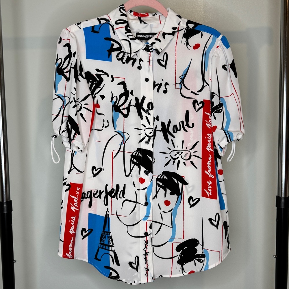 Karl Lagerfeld Paris Button Down Shirt 20" p2p